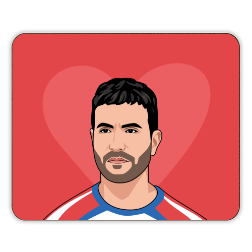 Happy Anniversary I F*ing Love You Funny Roy Kent Romantic Quote - designer placemat by Sundiva Designs