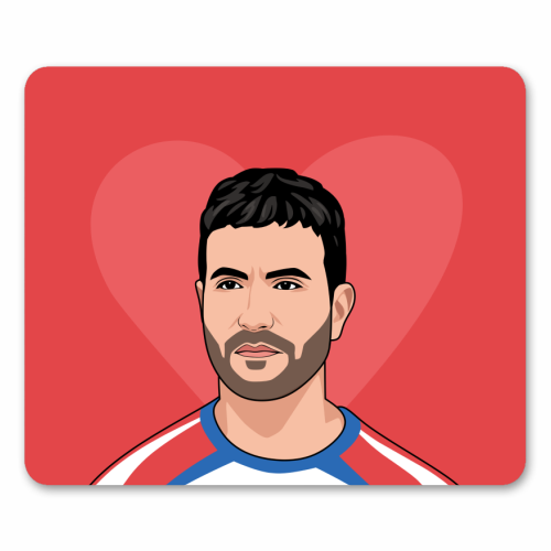 Happy Anniversary I F*ing Love You Funny Roy Kent Romantic Quote - mouse mat by Sundiva Designs