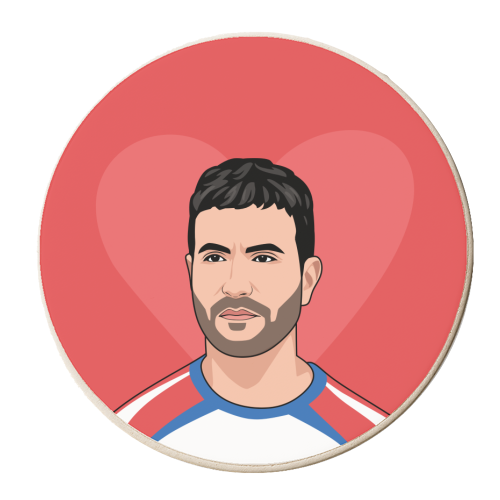 Happy Anniversary I F*ing Love You Funny Roy Kent Romantic Quote - personalised beer coaster by Sundiva Designs