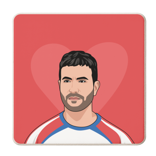 Happy Anniversary I F*ing Love You Funny Roy Kent Romantic Quote - personalised beer coaster by Sundiva Designs