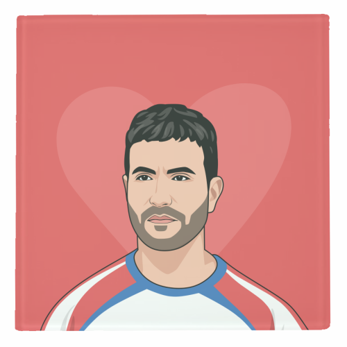 Happy Anniversary I F*ing Love You Funny Roy Kent Romantic Quote - personalised beer coaster by Sundiva Designs