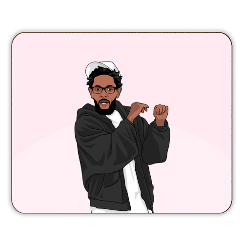 Hey Babe I Heard You're Not So Young Funny Kendrick Birthday Quote - designer placemat by Sundiva Designs