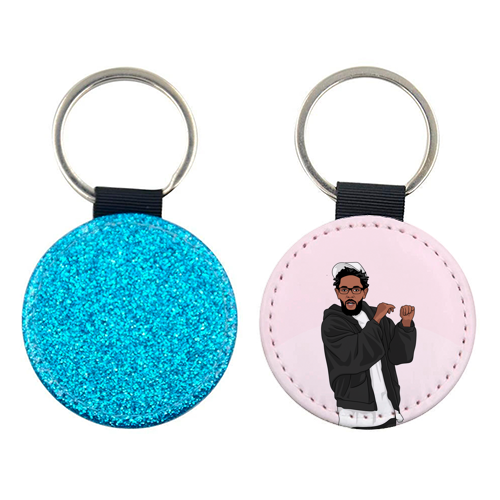 Hey Babe I Heard You're Not So Young Funny Kendrick Birthday Quote - keyring by Sundiva Designs