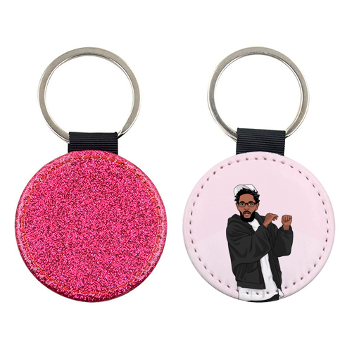 Hey Babe I Heard You're Not So Young Funny Kendrick Birthday Quote - keyring by Sundiva Designs