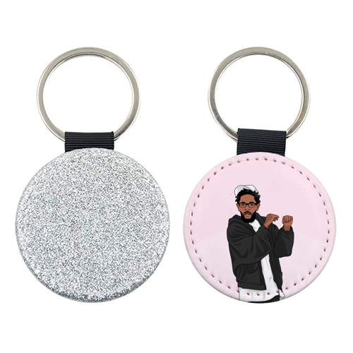 Hey Babe I Heard You're Not So Young Funny Kendrick Birthday Quote - keyring by Sundiva Designs