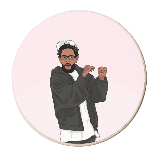 Hey Babe I Heard You're Not So Young Funny Kendrick Birthday Quote - personalised beer coaster by Sundiva Designs