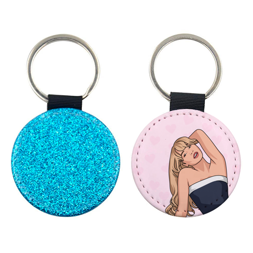 Wanna Try Out Some Freaky Positions Tonight? Flirty Pop Quote - keyring by Sundiva Designs