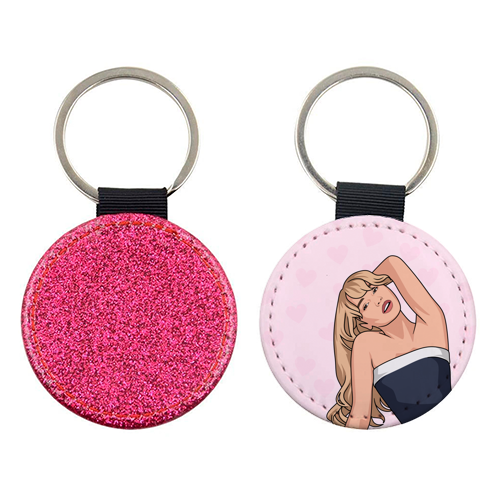 Wanna Try Out Some Freaky Positions Tonight? Flirty Pop Quote - keyring by Sundiva Designs