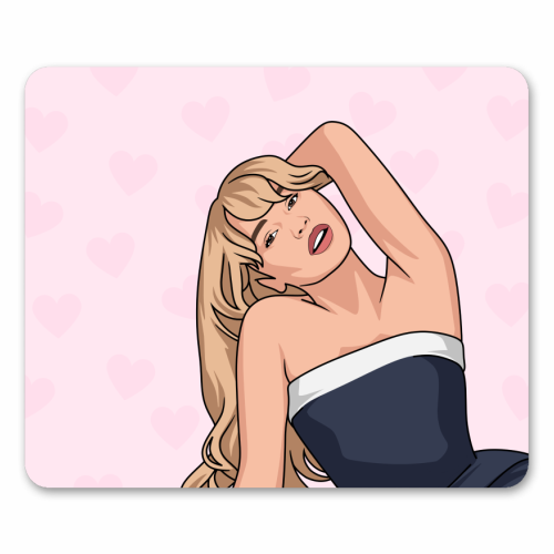 Wanna Try Out Some Freaky Positions Tonight? Flirty Pop Quote - mouse mat by Sundiva Designs