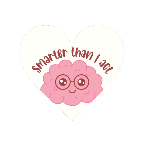 Smarter Than I Act Funny Student Life Quote - Magnet by Sundiva Designs