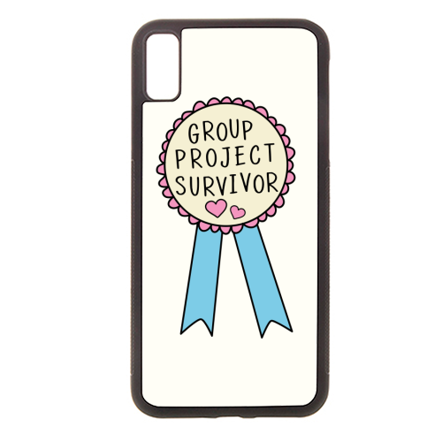 Group Project Survivor Funny Student Life Quote - stylish phone case by Sundiva Designs