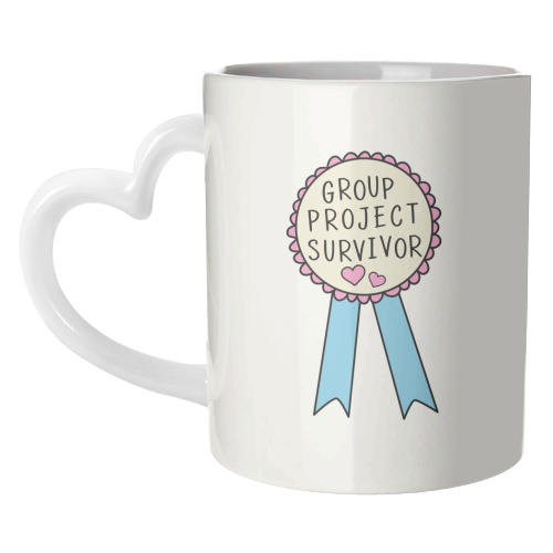Group Project Survivor Funny Student Life Quote - unique mug by Sundiva Designs