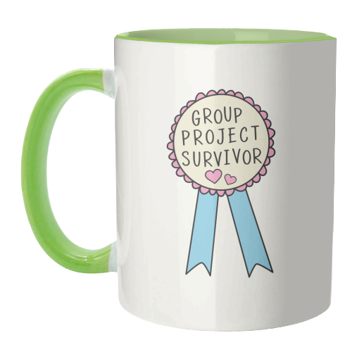 Group Project Survivor Funny Student Life Quote - unique mug by Sundiva Designs