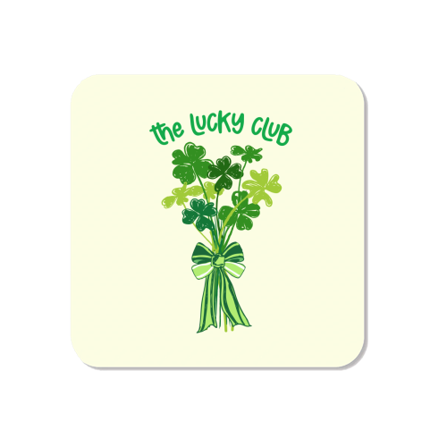 The Lucky Club – Bouquet of Shamrock Illustration - Magnet by EZbie