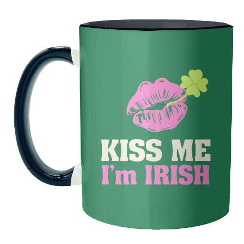 Kiss Me, I'm Irish - unique mug by EZbie