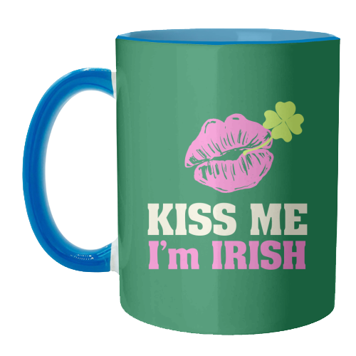 Kiss Me, I'm Irish - unique mug by EZbie