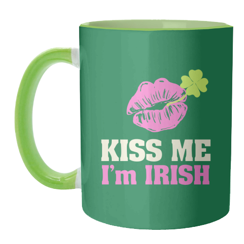Kiss Me, I'm Irish - unique mug by EZbie
