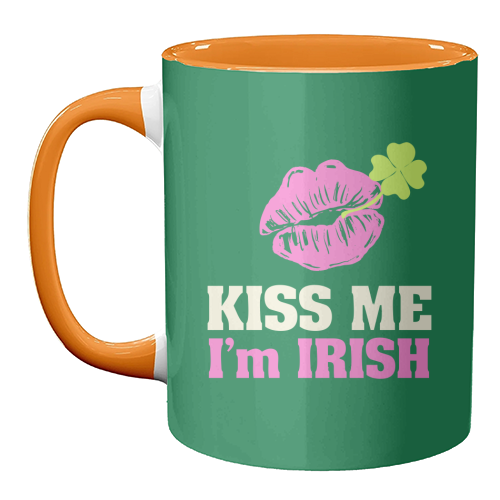 Kiss Me, I'm Irish - unique mug by EZbie