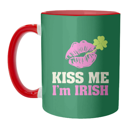 Kiss Me, I'm Irish - unique mug by EZbie