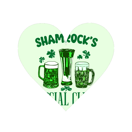 Shamrock's Social Club - Green Beer Drinking Celebration - Magnet by EZbie