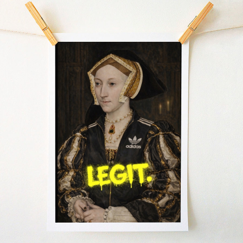 Royal rebels : Cathrine of Aragon - A1 - A4 art print by Sammy Bird