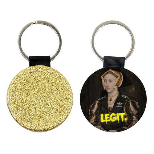 Royal rebels : Cathrine of Aragon - keyring by Sammy Bird