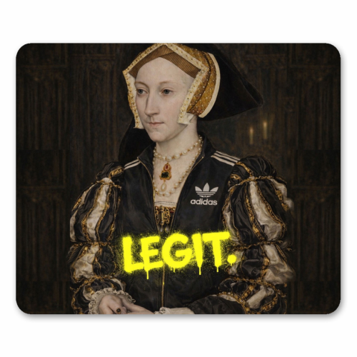 Royal rebels : Cathrine of Aragon - mouse mat by Sammy Bird