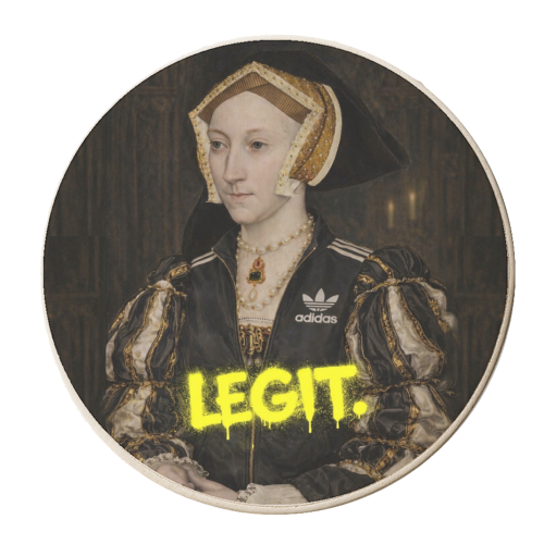 Royal rebels : Cathrine of Aragon - personalised beer coaster by Sammy Bird