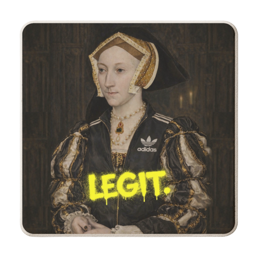 Royal rebels : Cathrine of Aragon - personalised beer coaster by Sammy Bird