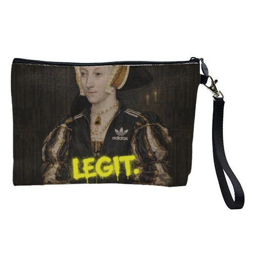 Royal rebels : Cathrine of Aragon - pretty makeup bag by Sammy Bird