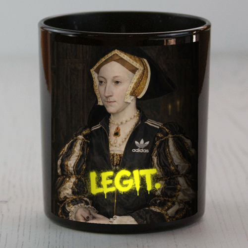 Royal rebels : Cathrine of Aragon - scented candle by Sammy Bird