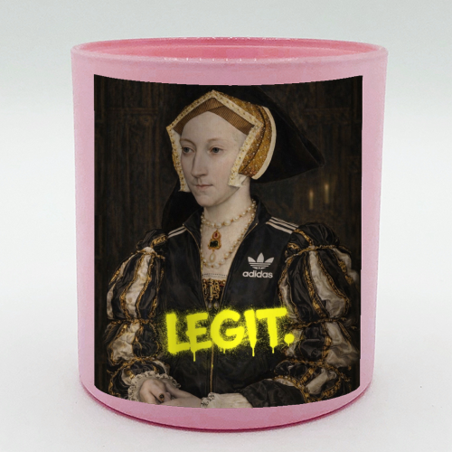 Royal rebels : Cathrine of Aragon - scented candle by Sammy Bird
