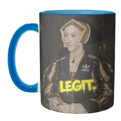Royal rebels : Cathrine of Aragon - unique mug by Sammy Bird