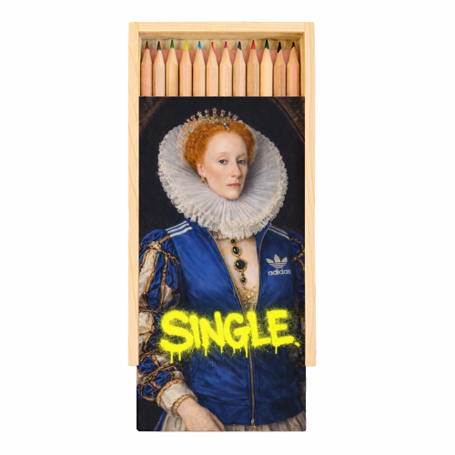 Royal rebels - Queen Elizabeth 1 - Coloured Pencils with Box by Sammy Bird