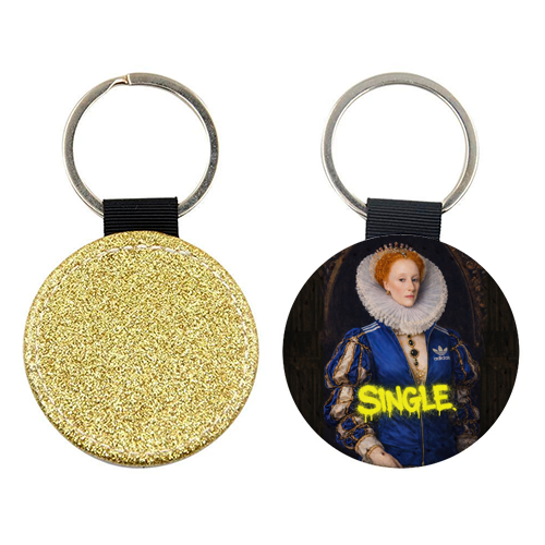 Royal rebels - Queen Elizabeth 1 - keyring by Sammy Bird