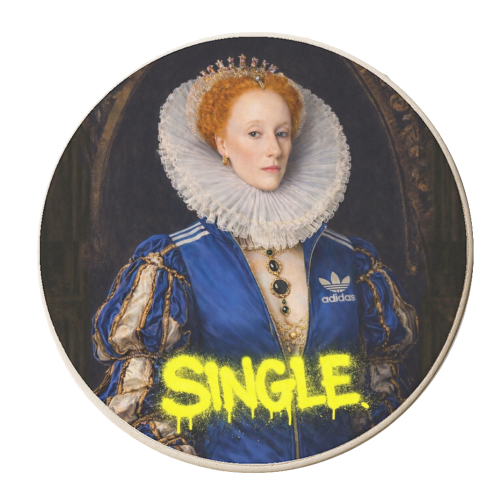 Royal rebels - Queen Elizabeth 1 - personalised beer coaster by Sammy Bird