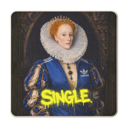 Royal rebels - Queen Elizabeth 1 - personalised beer coaster by Sammy Bird