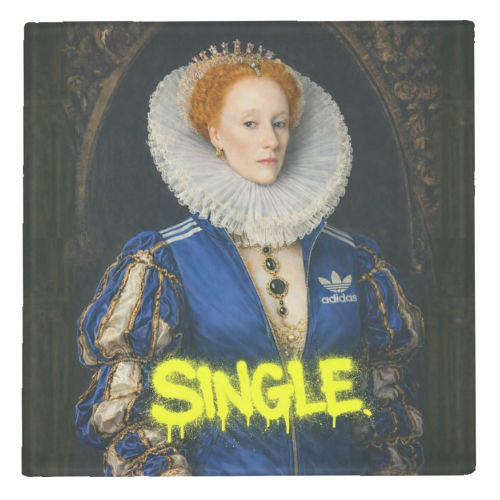 Royal rebels - Queen Elizabeth 1 - personalised beer coaster by Sammy Bird