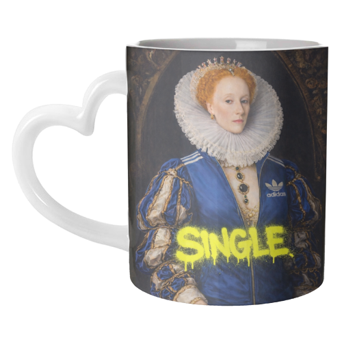 Royal rebels - Queen Elizabeth 1 - unique mug by Sammy Bird