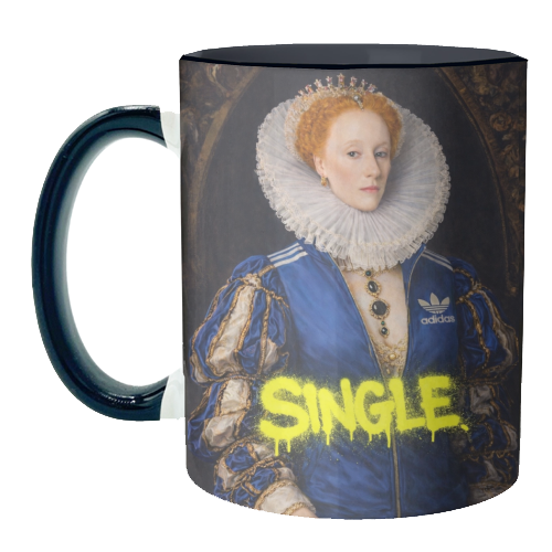 Royal rebels - Queen Elizabeth 1 - unique mug by Sammy Bird