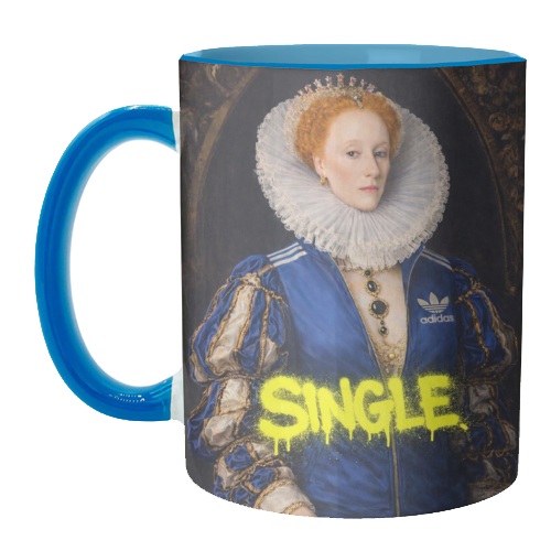 Royal rebels - Queen Elizabeth 1 - unique mug by Sammy Bird