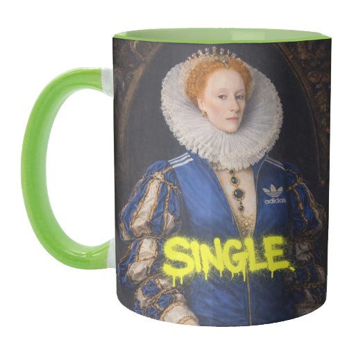 Royal rebels - Queen Elizabeth 1 - unique mug by Sammy Bird