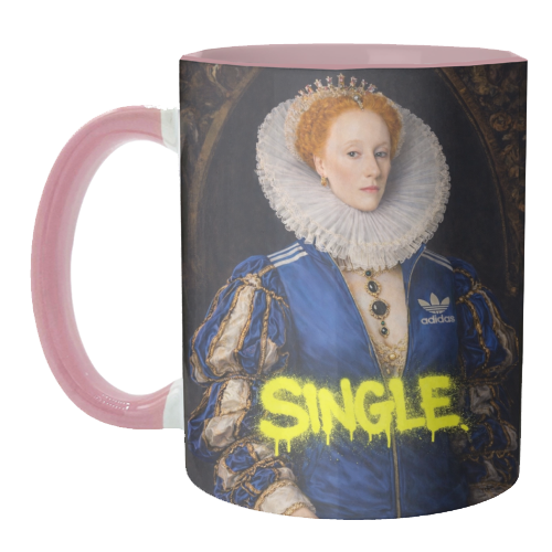 Royal rebels - Queen Elizabeth 1 - unique mug by Sammy Bird