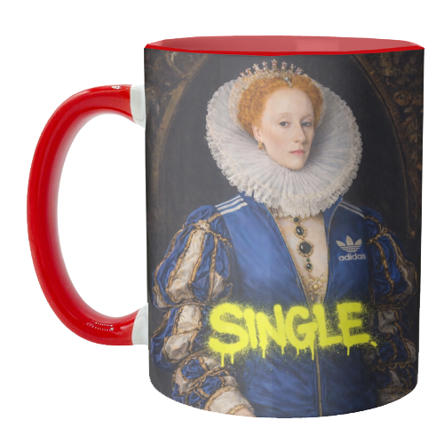 Royal rebels - Queen Elizabeth 1 - unique mug by Sammy Bird