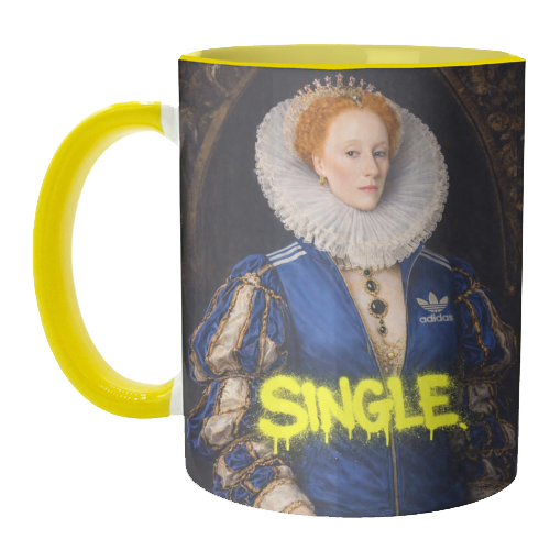 Royal rebels - Queen Elizabeth 1 - unique mug by Sammy Bird