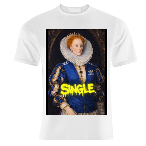 Royal rebels - Queen Elizabeth 1 - unique t shirt by Sammy Bird