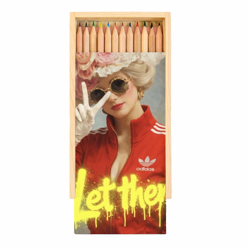 Royal rebels: Marie Antoinette - Coloured Pencils with Box by Sammy Bird