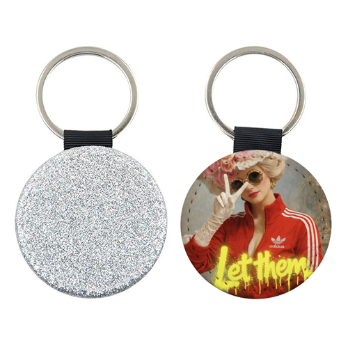 Royal rebels: Marie Antoinette - keyring by Sammy Bird