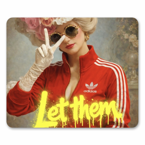 Royal rebels: Marie Antoinette - mouse mat by Sammy Bird