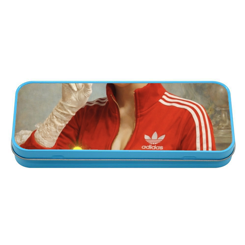 Royal rebels: Marie Antoinette - tin pencil case by Sammy Bird